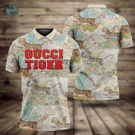 gucci polo tiger neck